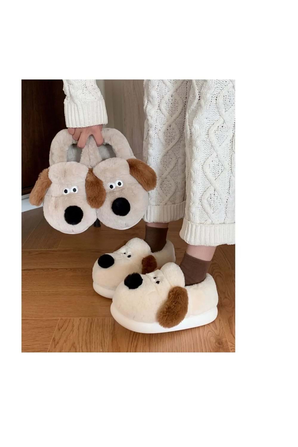 Pantoufles pour chien Devida Soft Thermo Sole, mignonnes