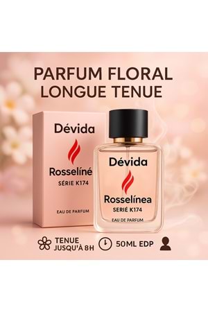 Parfum Femme Floral, Tenue Longue, Usage Quotidien – EDP 50 ML – Luméra Série K143