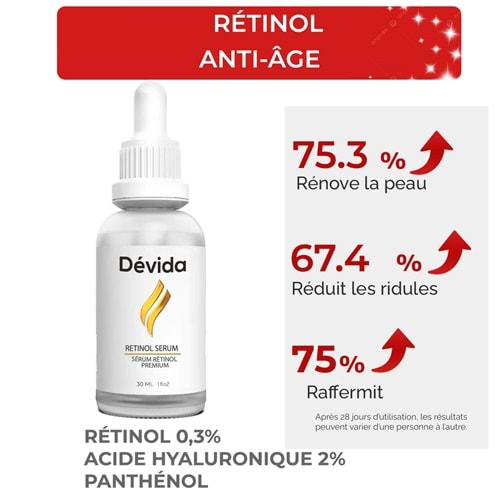 Sérum Premium Au Rétinol, Anti-Rides & Anti-Âge, Illuminateur – Xella Series A220