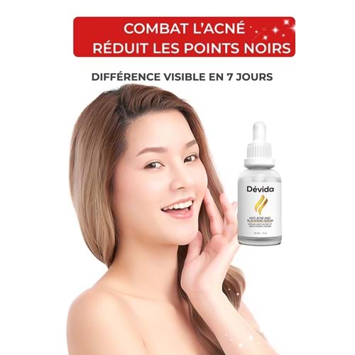 Sérum Anti-Acné, Anti-Points Noirs, Purifiant – Elixir Series A260